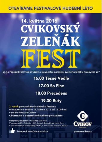 Cvikovský Zeleňák Fest 2016